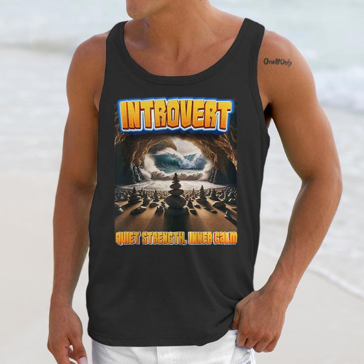 World Introvert Day Quiet Strength Inner Calm Unisex Tank Top