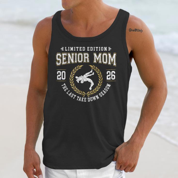 Wrestling Senior Mom The Final Match 2026 Graduation Unisex Tank Top