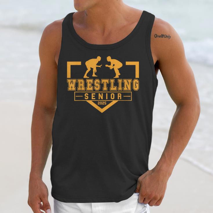 Wrestling Senior Night Wrestling Senior 2025 Graduation 17 Unisex Tank Top