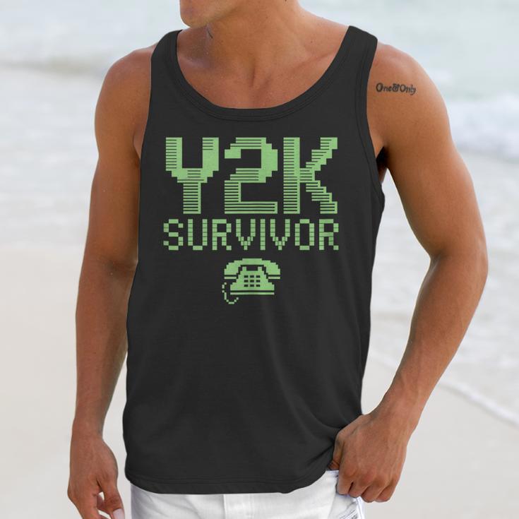 Y2K Survivor 2000s Nostalgia Retro Vintage Nostalgic Unisex Tank Top