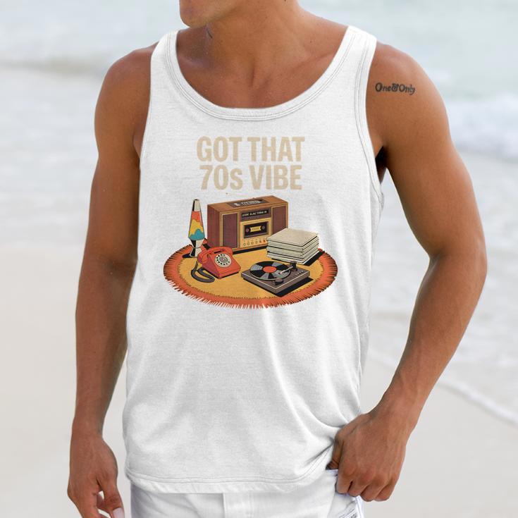 1970s 70s Reunion Nostalgia Memories Music School Grew Up Premium Tri-Blend Unisex Tank Top