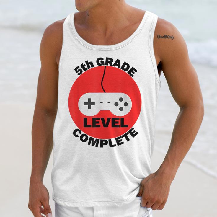 5th Grade Level Complete Gamer Graduation Unisex Tank Top