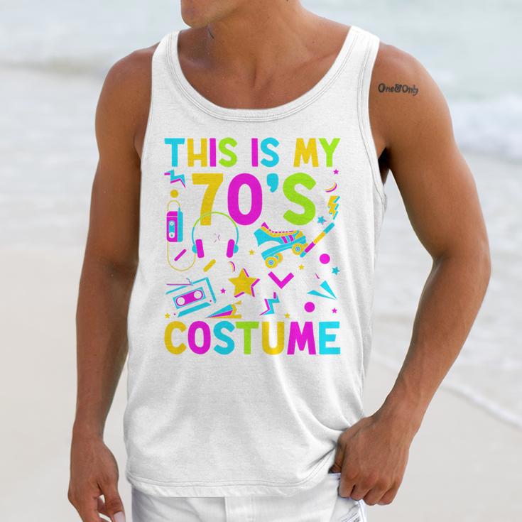 This Is My 70's Costume Nostalgia Mixtape Era 1970s Party Premium Tri-Blend Unisex Tank Top