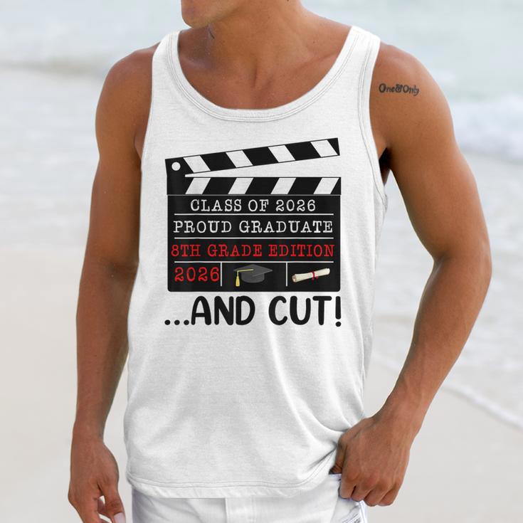 8th Grade Graduation 2026 Graduate Clapperboard Unisex Tank Top