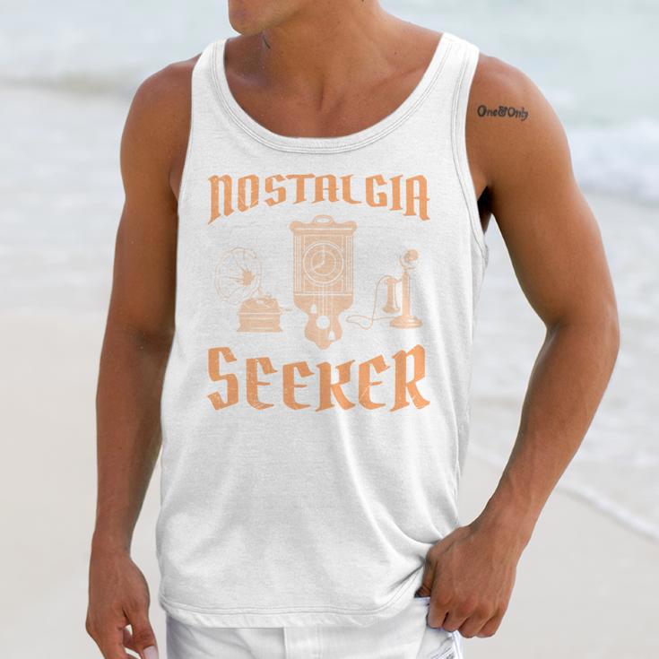 Antique NOSTALGIA SEEKER Antique Collector Unisex Tank Top