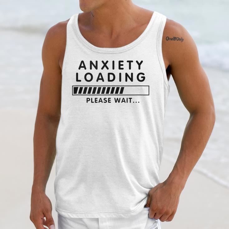 Anxiety Loading Please Wait Anti-Social Introvert Unisex Tank Top