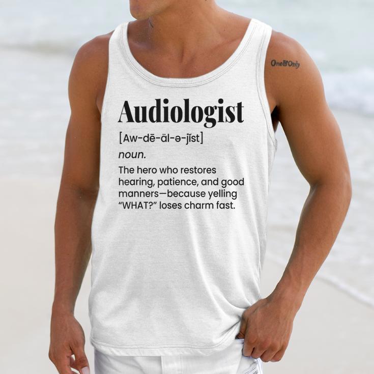 Audiologist Audiology Student Graduation Ear Doctor Unisex Tank Top