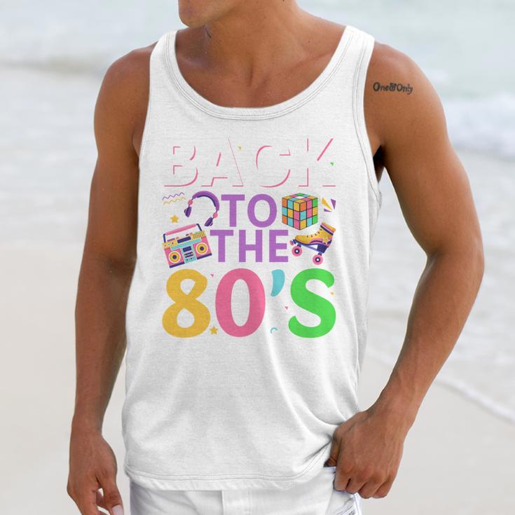 Back To The 80's Mixtape Era Nostalgia Retro 1980 80's Style Unisex Tank Top