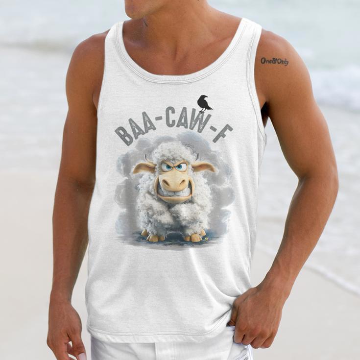 Back Off – Sheep Baa Crow Caw Pun For Introverts Unisex Tank Top Back Off – Sheep Baa Crow Caw Pun For Introverts Unisex Tank Top