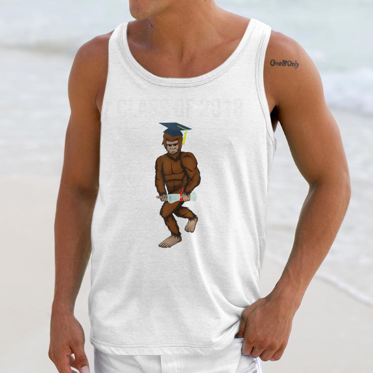 Bigfoot Graduation Shirt Class Of 2018 College Boys Unisex Tank Top