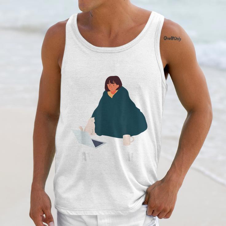 Can't Have Plans Introvert Staying Home Unisex Tank Top