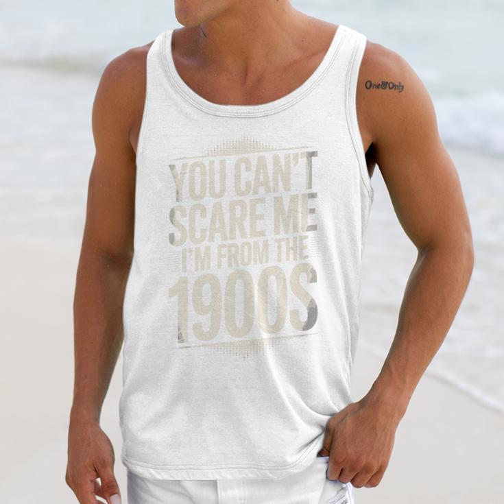 You Can't Scare Me I'm From The 1900s Retro Premium Unisex Tank Top