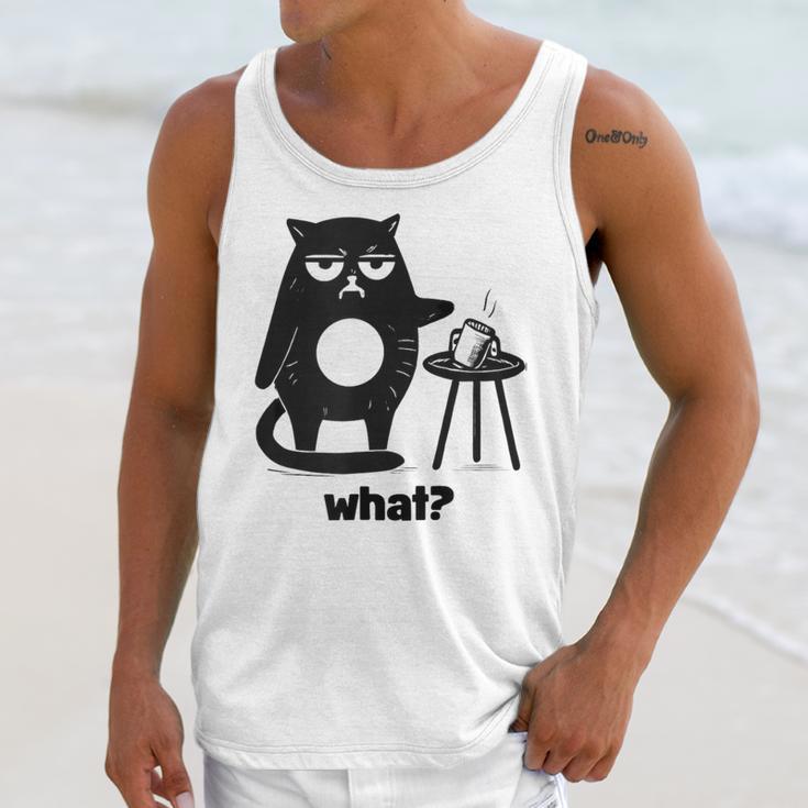 Cat What Humor Introvert Anti-Social Unisex Tank Top Cat What Humor Introvert Anti-Social Unisex Tank Top