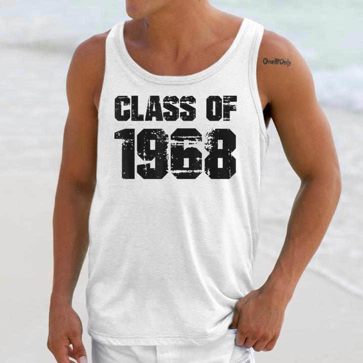 Class Of 1968 High School College Graduation Reunion Unisex Tank Top