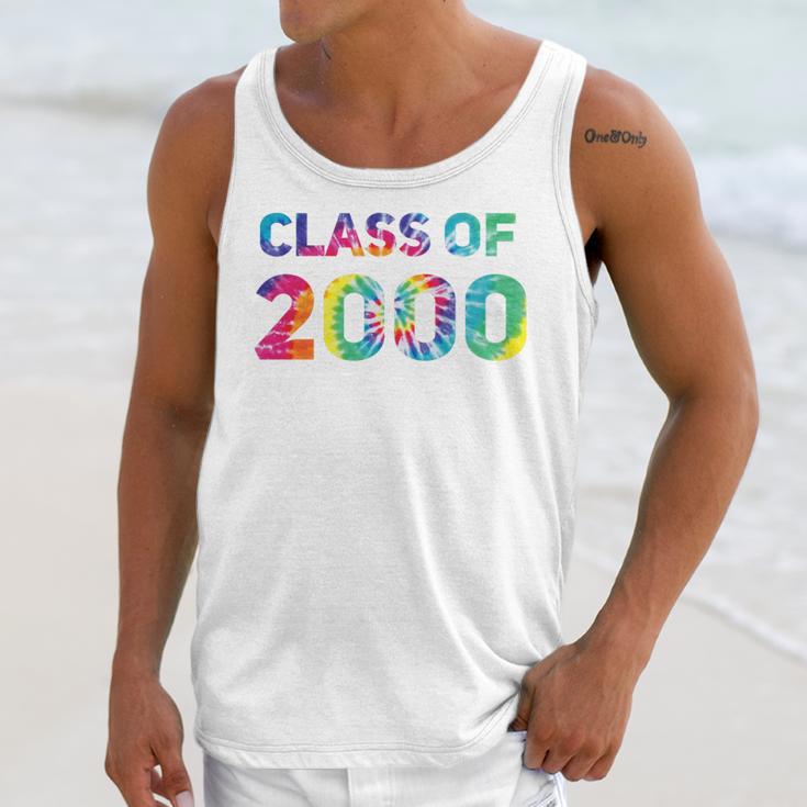 Class Of 2000 School Reunion College Highschool Graduation Premium Tri-Blend Unisex Tank Top