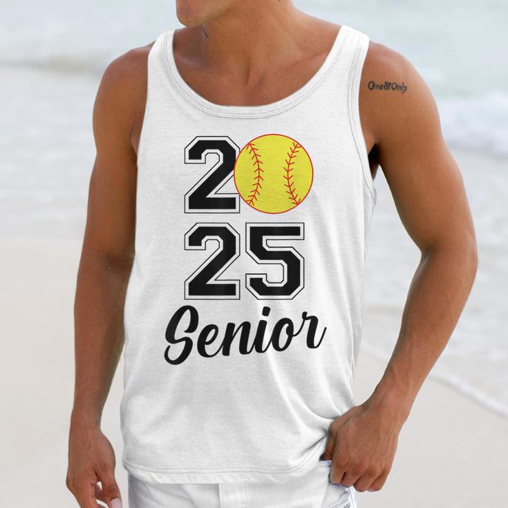 Class Of 2025 Softball Senior Graduation Graduate Women Unisex Tank Top