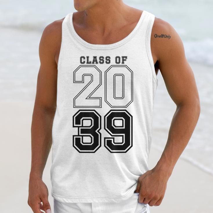 Class Of 2039 Blue Graduation Senior Student Tee Unisex Tank Top