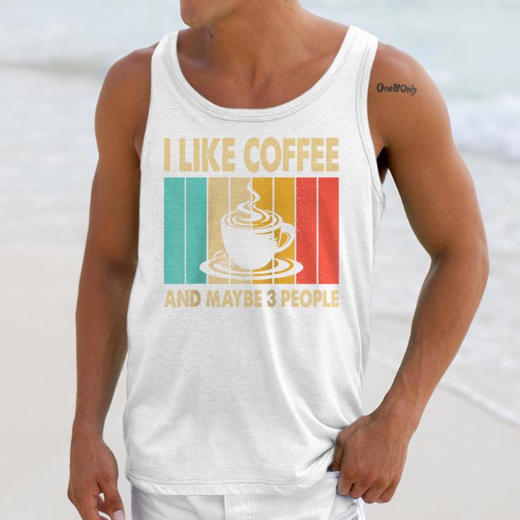 I Like Coffee And Maybe 3 People Introvert Anti-Social Raglan Baseball Tee Unisex Tank Top I Like Coffee And Maybe 3 People Introvert Anti-Social Raglan Baseball Tee Unisex Tank Top