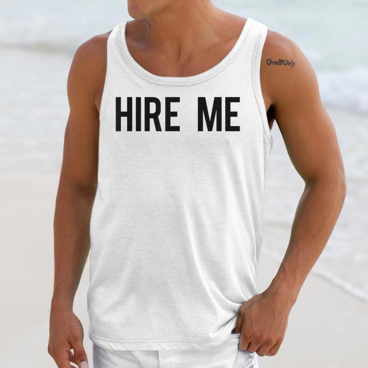 College Graduation Hire Me Unisex Tank Top