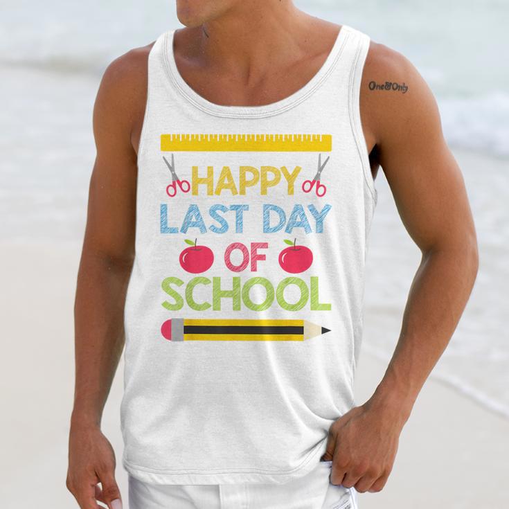 Cool Stylish Happy Last Day Of School Shirt Graduation Unisex Tank Top