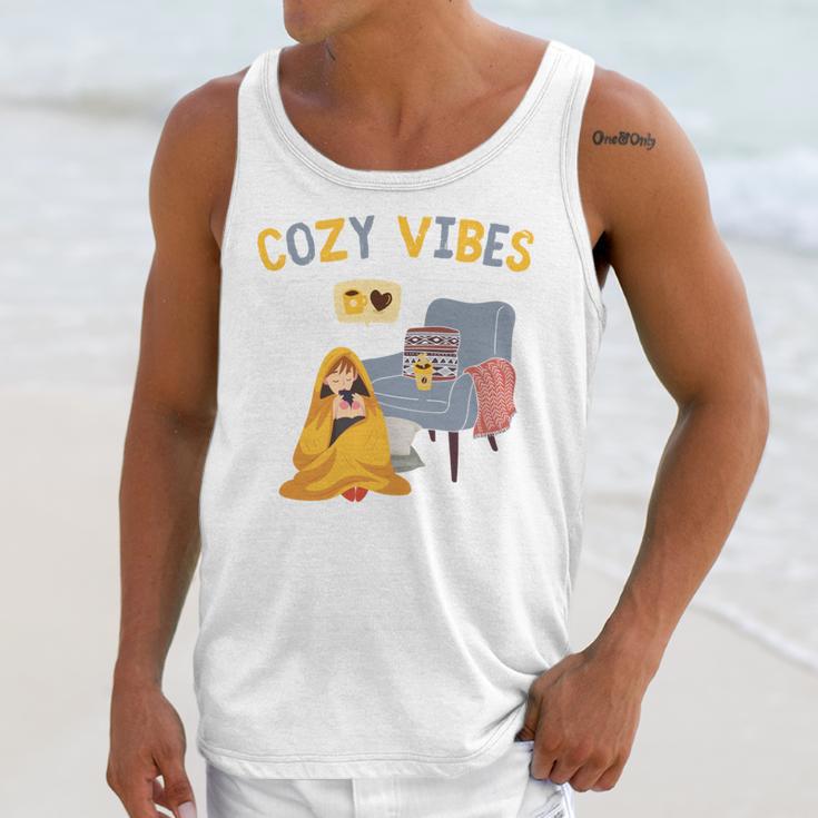 Cozy Vibes Atmospheric Introvert Unisex Tank Top