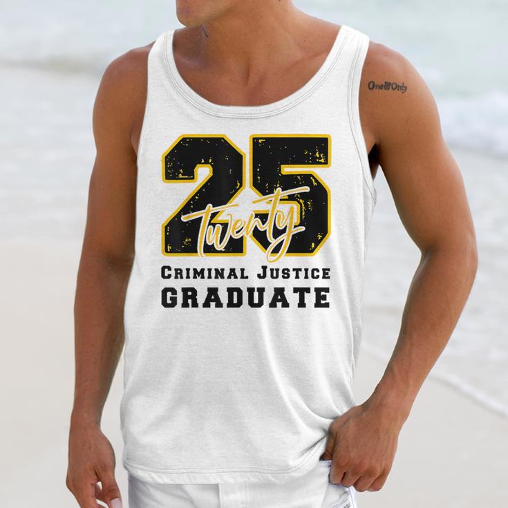 Criminal Justice Graduate Graduated Class Of 2025 Graduation Unisex Tank Top