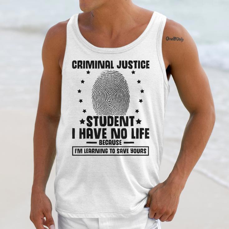 Criminal Justice School Degree Graduation Day Student Unisex Tank Top