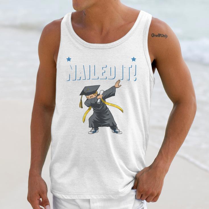 Dabbing Graduation Class Of 2025 Boy Kindergarten Nailed It Unisex Tank Top
