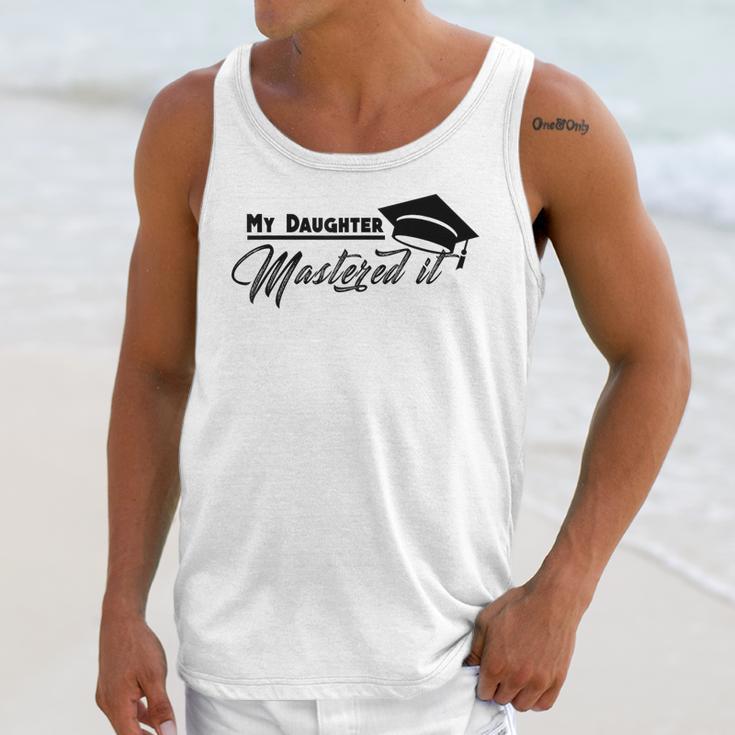 My Daughter Mastered It Tee Shirt Masters Graduation Unisex Tank Top