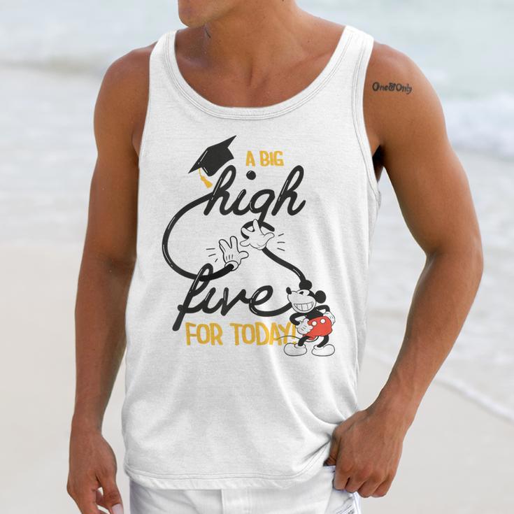 Disney Mickey Mouse A Big High Five For Today Graduation Unisex Tank Top