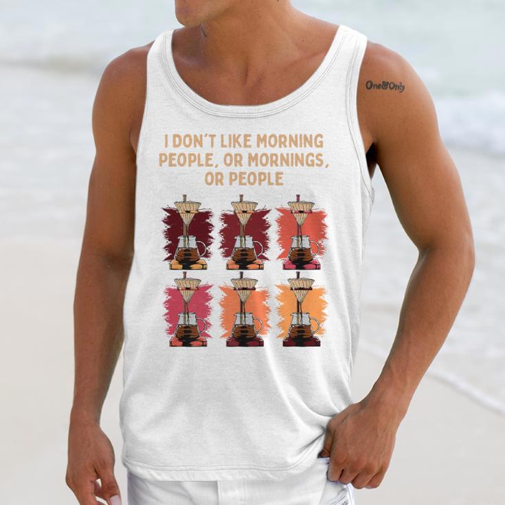 I Dont Like Morning People Introvert Coffee Lover Antisocial Premium Unisex Tank Top I Dont Like Morning People Introvert Coffee Lover Antisocial Premium Unisex Tank Top