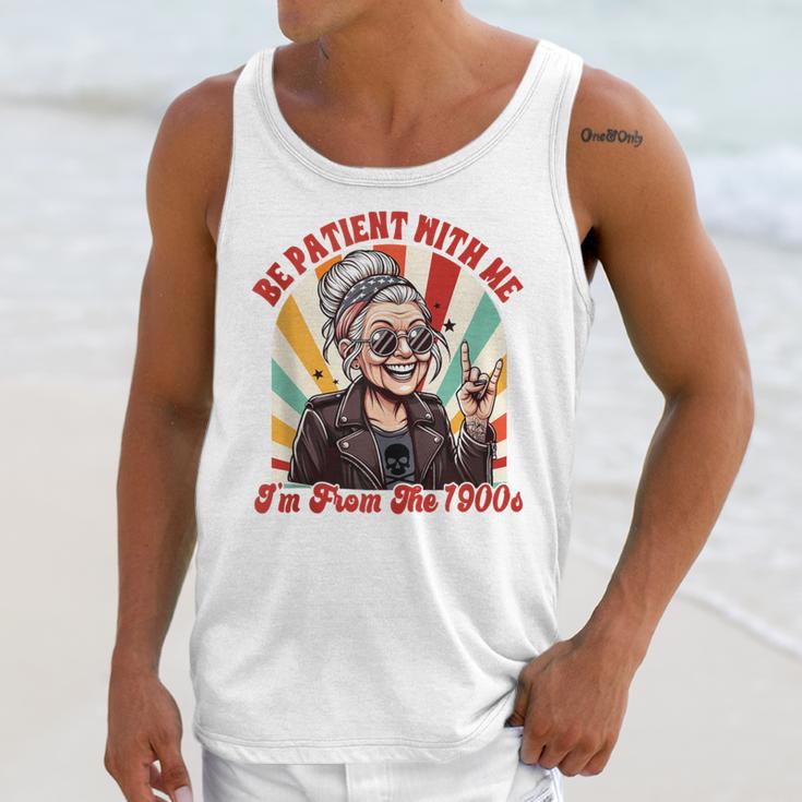 Elder Emo Grandma Nana Be Patient With Me I'm From The 1900s Unisex Tank Top Elder Emo Grandma Nana Be Patient With Me I'm From The 1900s Unisex Tank Top
