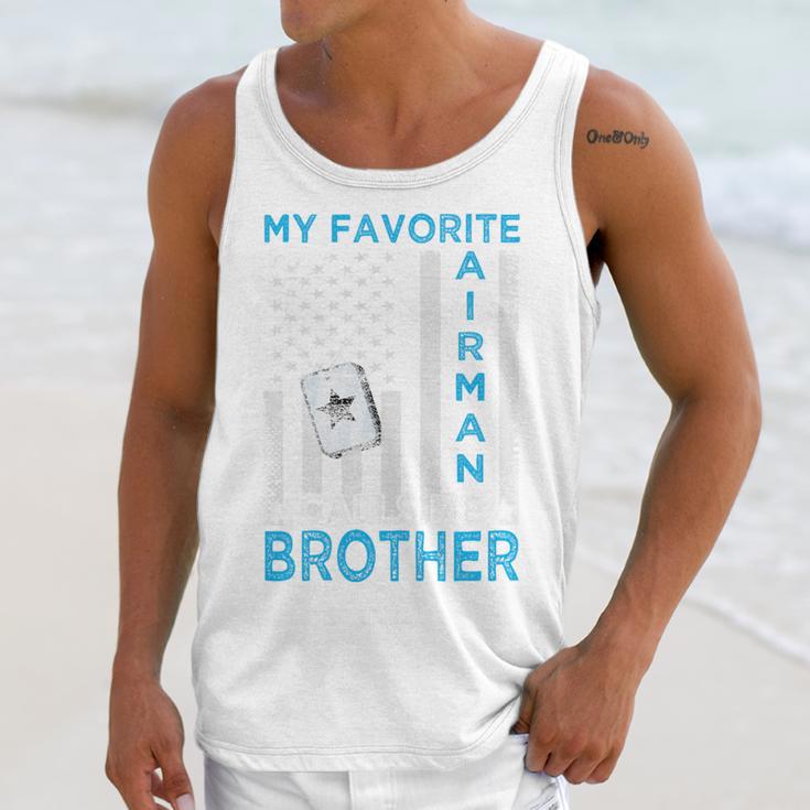 My Favorite Airman Calls Me Brother Airman Graduation Premium Tri-Blend Unisex Tank Top
