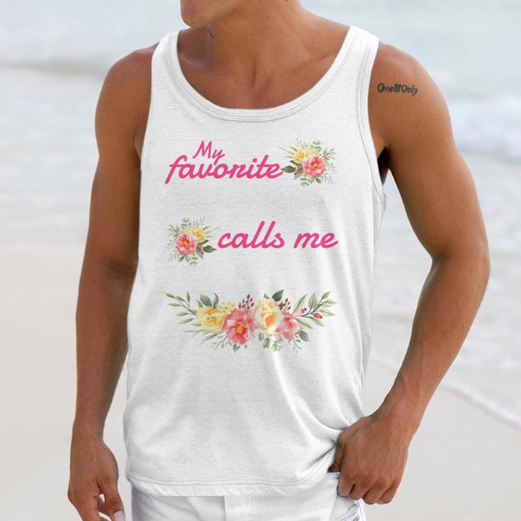 My Favorite Teacher Calls Me Mom Graduation Unisex Tank Top