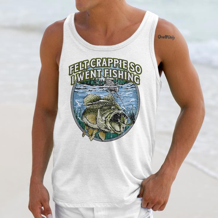Felt Crappie So I Went Fishing Introvert Lakes Antisocial Raglan Baseball Tee Unisex Tank Top Felt Crappie So I Went Fishing Introvert Lakes Antisocial Raglan Baseball Tee Unisex Tank Top