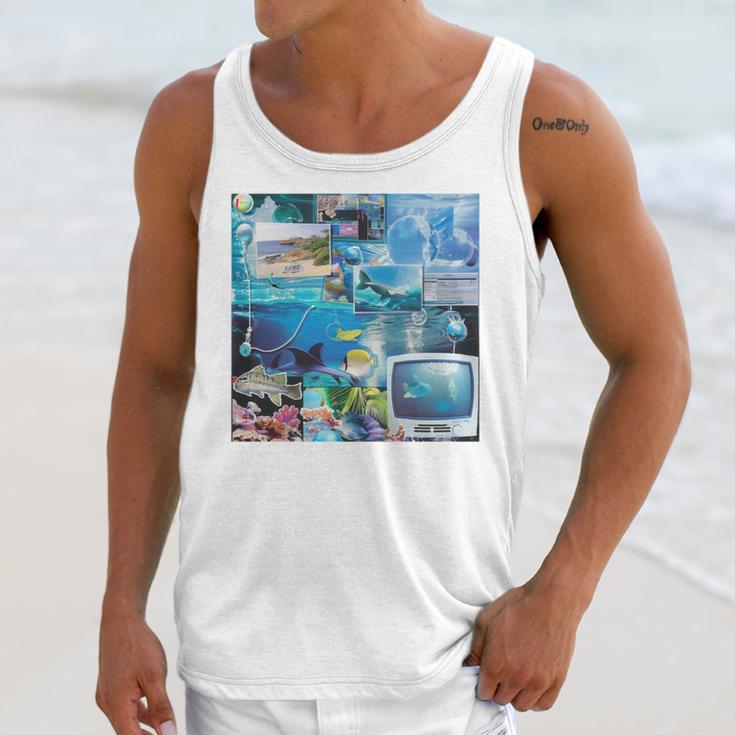 Frutiger Aero Retro Vibes Unisex Tank Top