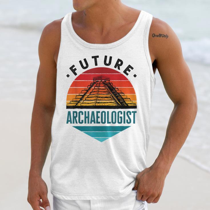 Future Archaeologist Pyramid Archaeology Student Graduation Unisex Tank Top