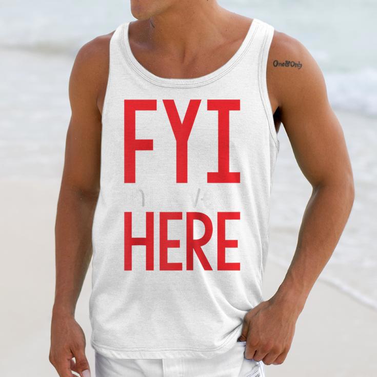 Fyi Introvert Here Raglan Baseball Tee Unisex Tank Top Fyi Introvert Here Raglan Baseball Tee Unisex Tank Top