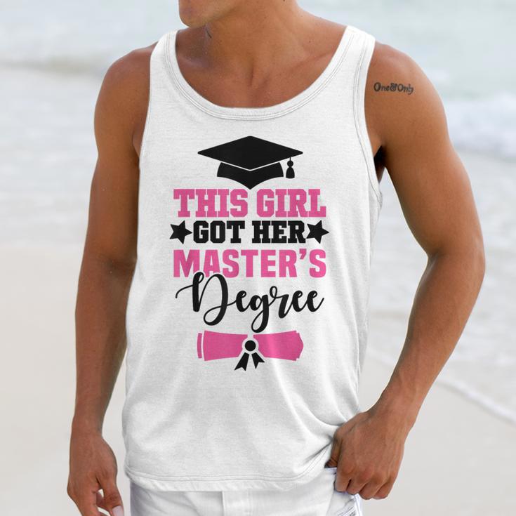 This Girl Got Her Masters Degree Graduation Mastered It 2024 Unisex Tank Top