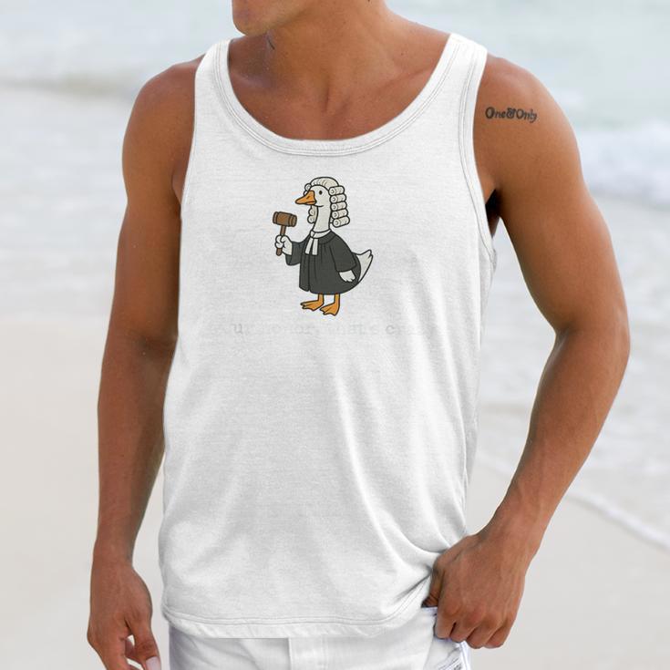 Goose Silly Lawyer Law School Graduation Future Lawyer Unisex Tank Top