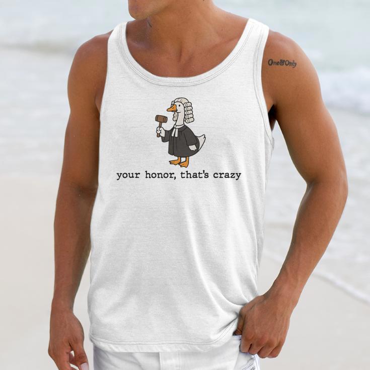Goose Silly Lawyer Law Student School Graduation Unisex Tank Top