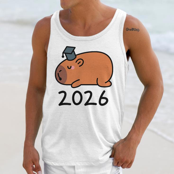 Grad Class Of 2026 Capybara Graduation Graduated Kids Unisex Tank Top