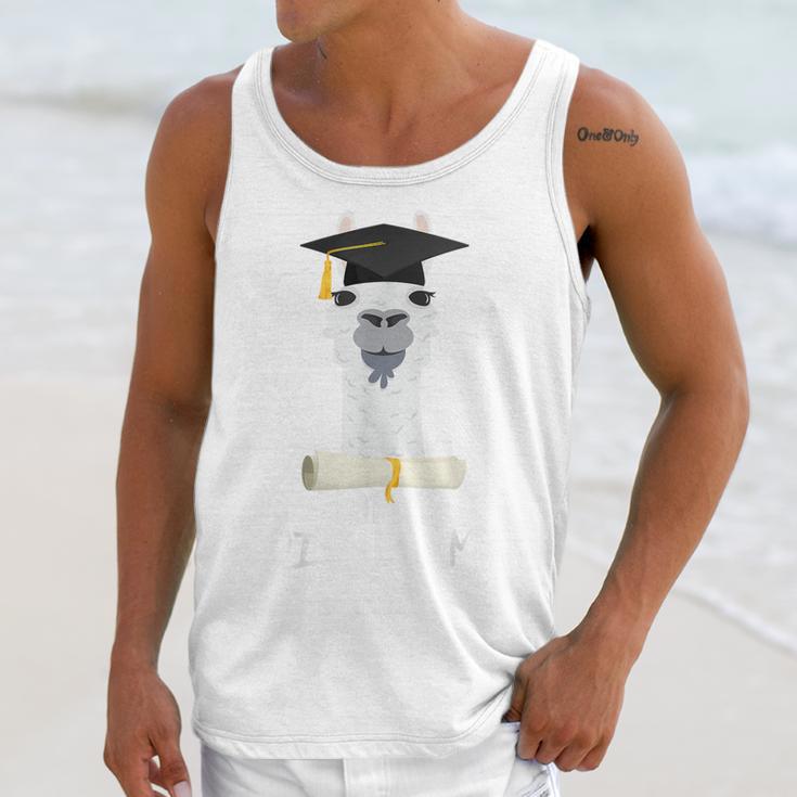 Graduation For Him & Her Got My Dip-Llama Unisex Tank Top