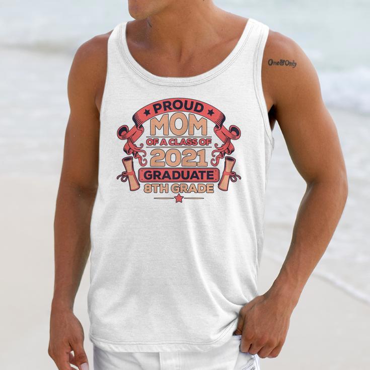 Graduation Proud Mom Of 8th Grade Graduate Unisex Tank Top