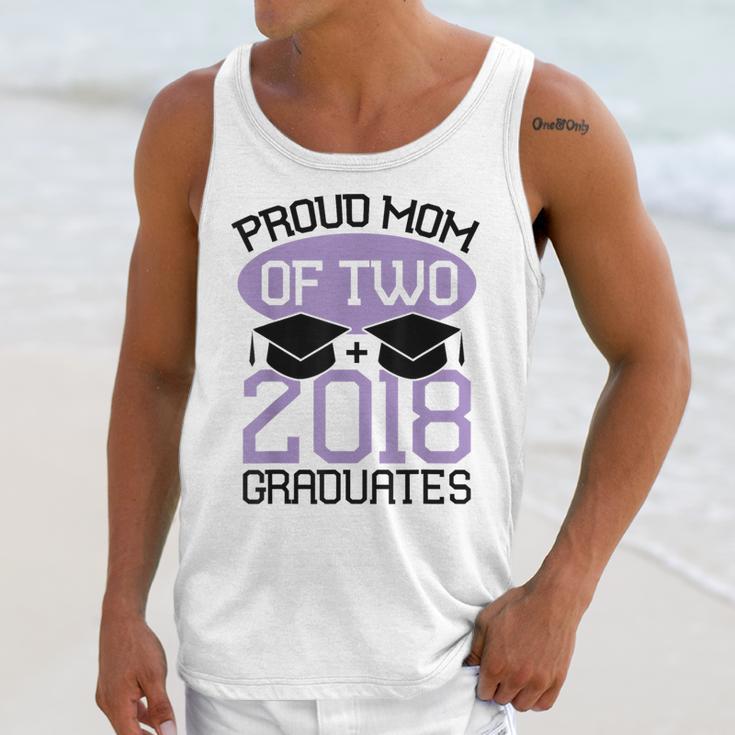 Graduation Shirt For Mom Of Twins Proud Mom Twins Tee Unisex Tank Top