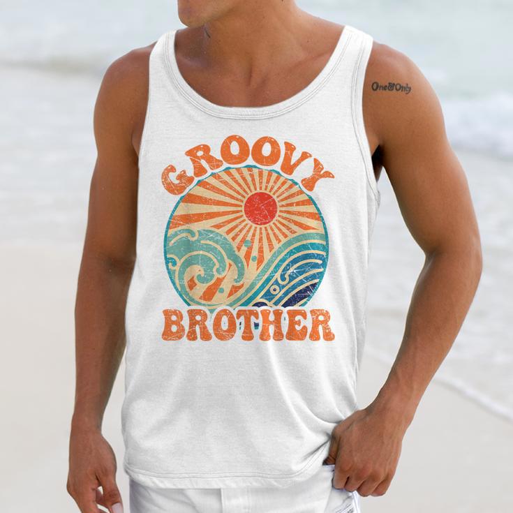 Groovy Brother 70s Aesthetic Nostalgia 1970's Retro Brother Unisex Tank Top Groovy Brother 70s Aesthetic Nostalgia 1970's Retro Brother Unisex Tank Top