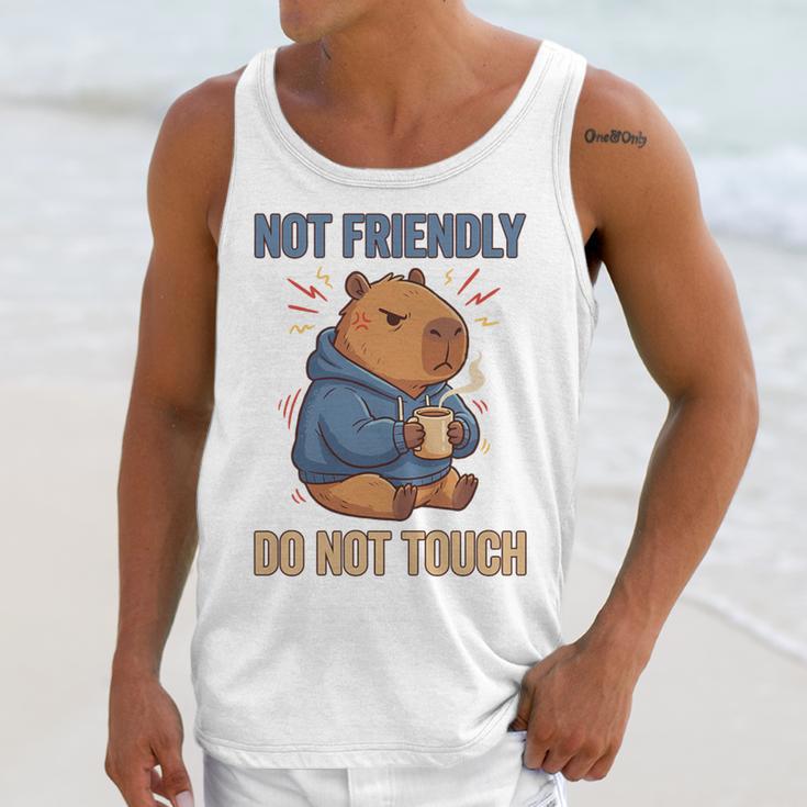 Grouchy Capybara Not Friendly Do Not Touch Introvert Premium Tri-Blend Unisex Tank Top Grouchy Capybara Not Friendly Do Not Touch Introvert Premium Tri-Blend Unisex Tank Top