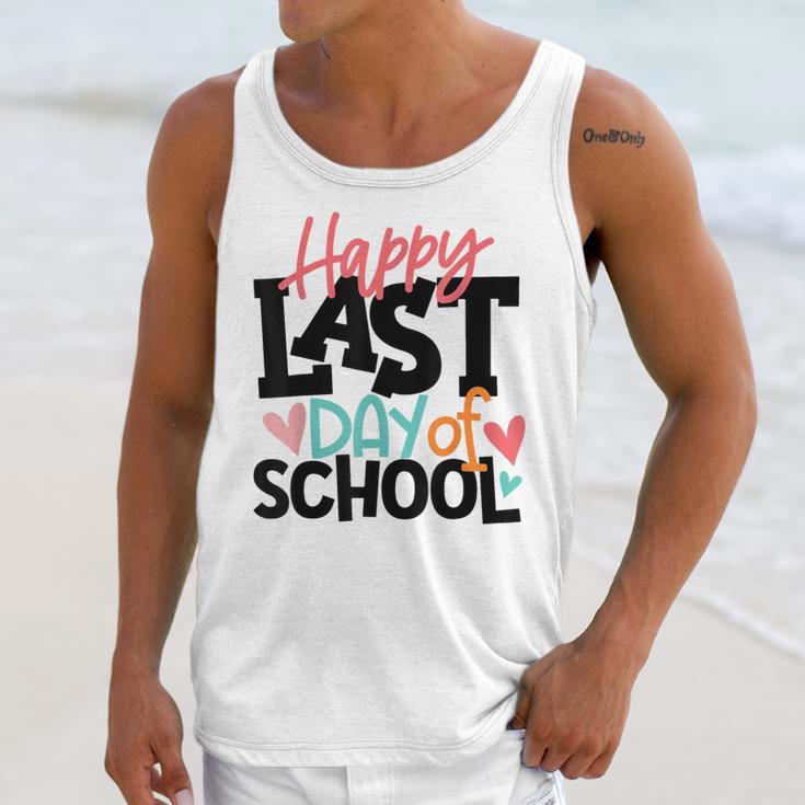 Happy Last Day Of School Kids Teacher Student Graduation Unisex Tank Top