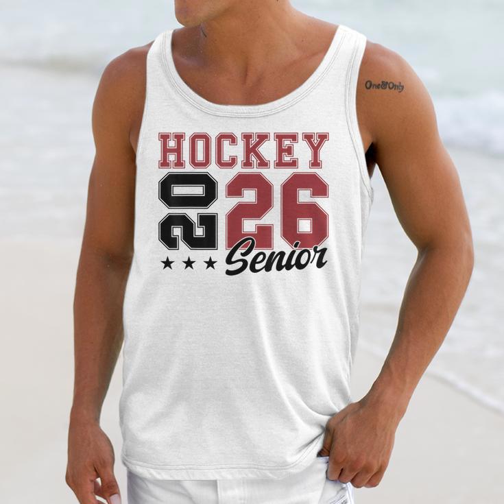 Hockey Senior Night Hockey Senior 2026 Graduation 59 Unisex Tank Top