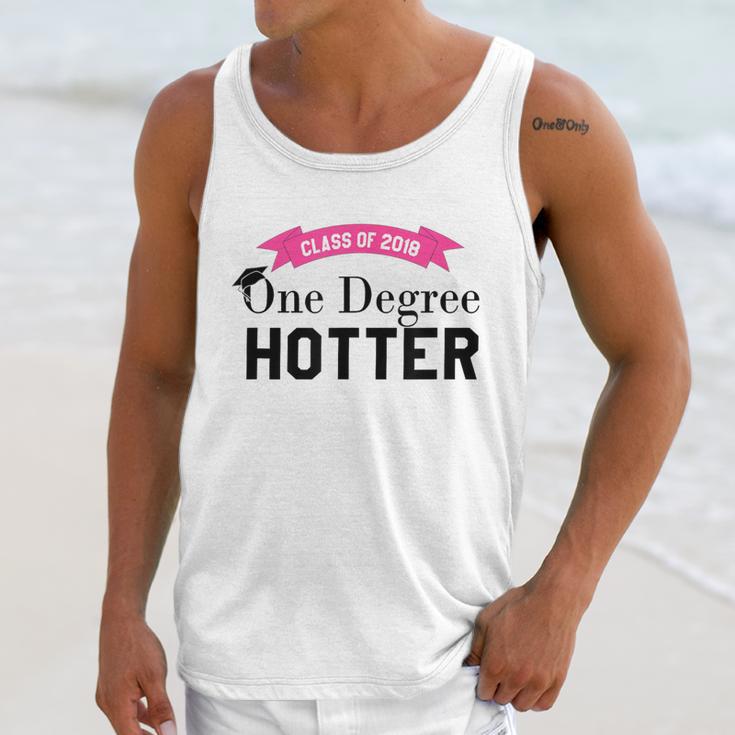 Hotter By One Degree Class Of 2018 Graduation T-Shirt Unisex Tank Top